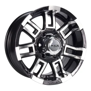 RTX Wheels – Crush – Black – 16″x8″ 12mm – Summer Wheels – 081009